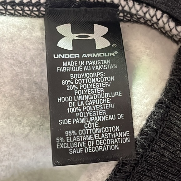 Under Armour Women’s UA Storm Gray Hoodie with Pink Detail - Picture 6 of 7